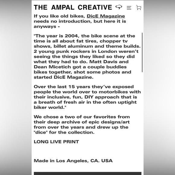 DiCe Mazagine X Ampal Creative Bones II Snapback NWOT!! - Picture 6 of 6